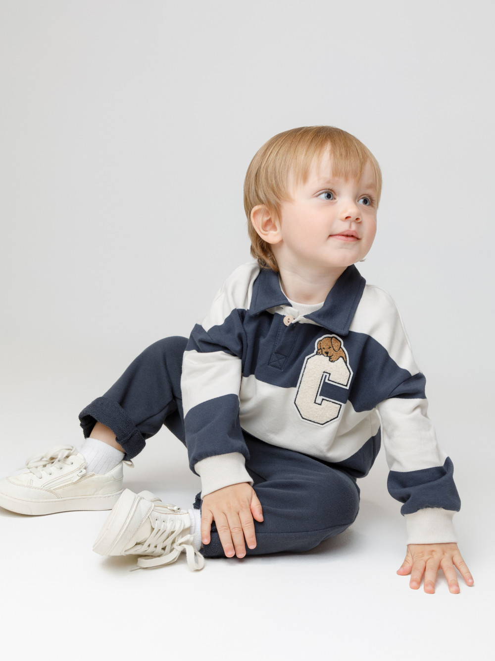 Свитшоты для мальчика, артикул: КР 302898, цвет: бежевый