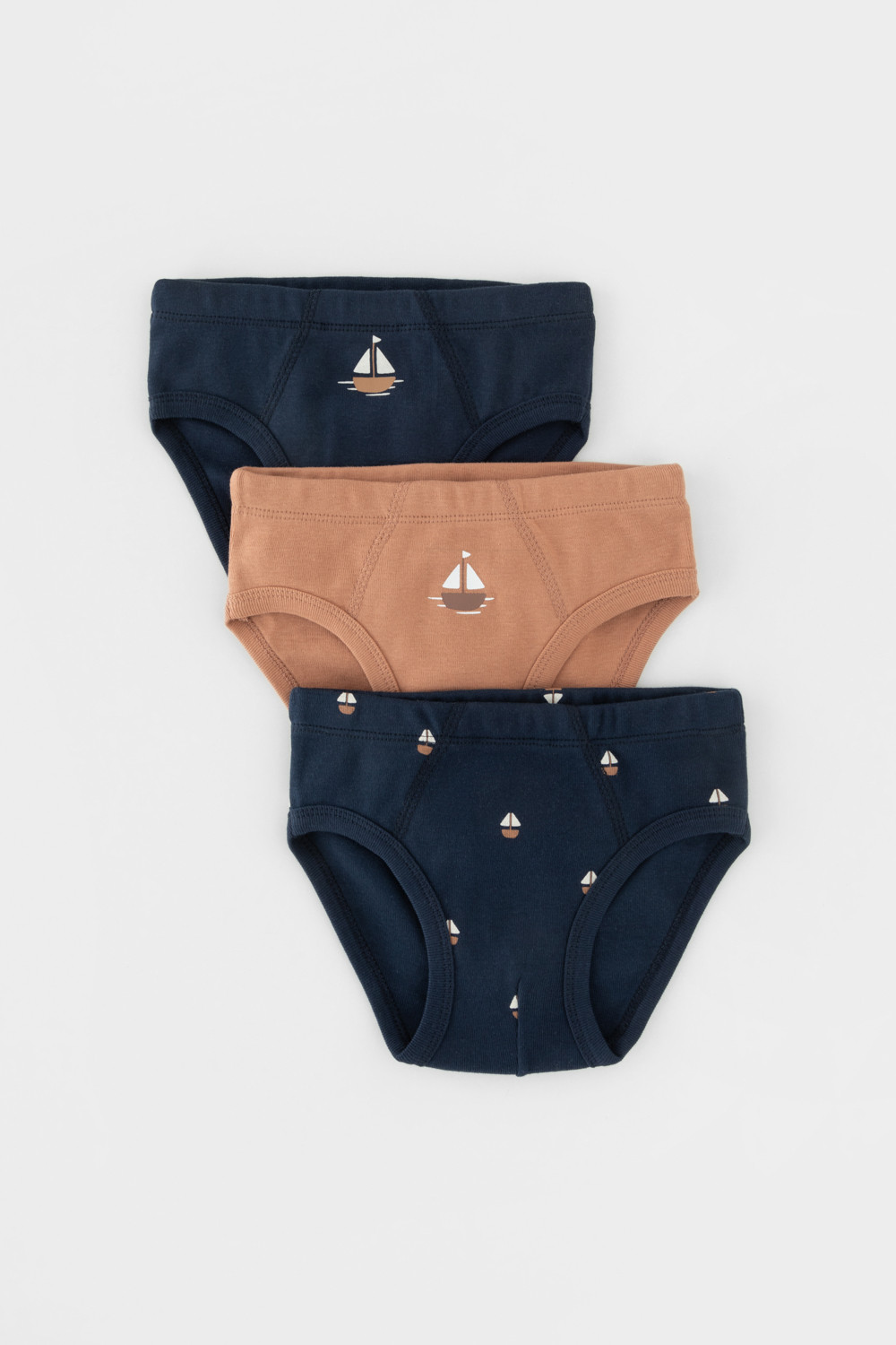 Трусы для мальчика, артикул: К 1928-3уп, цвет: коричневый