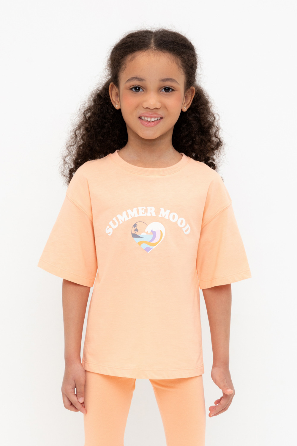 Футболка для девочки, артикул: КР 302716-1, цвет: желтый