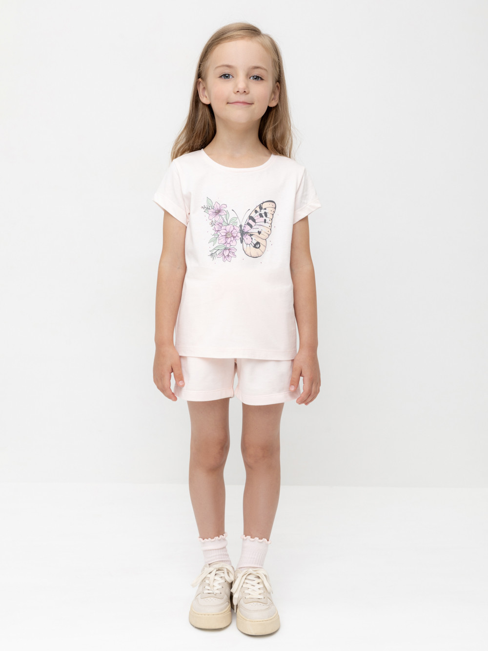 Шорты для девочки, артикул: КР 400417, цвет: розовый