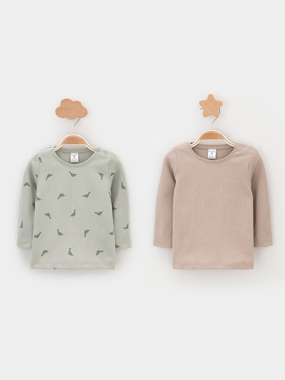 Джемпер для новорожденных, артикул: К 302520-2уп, цвет: хаки