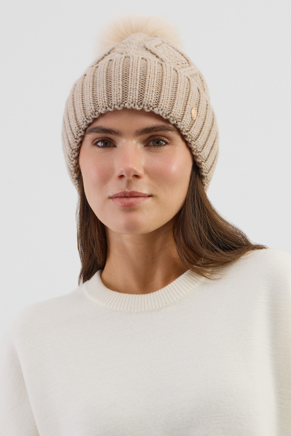 Шапки для мам, артикул: ЕВ 20017/ш, цвет: бежевый