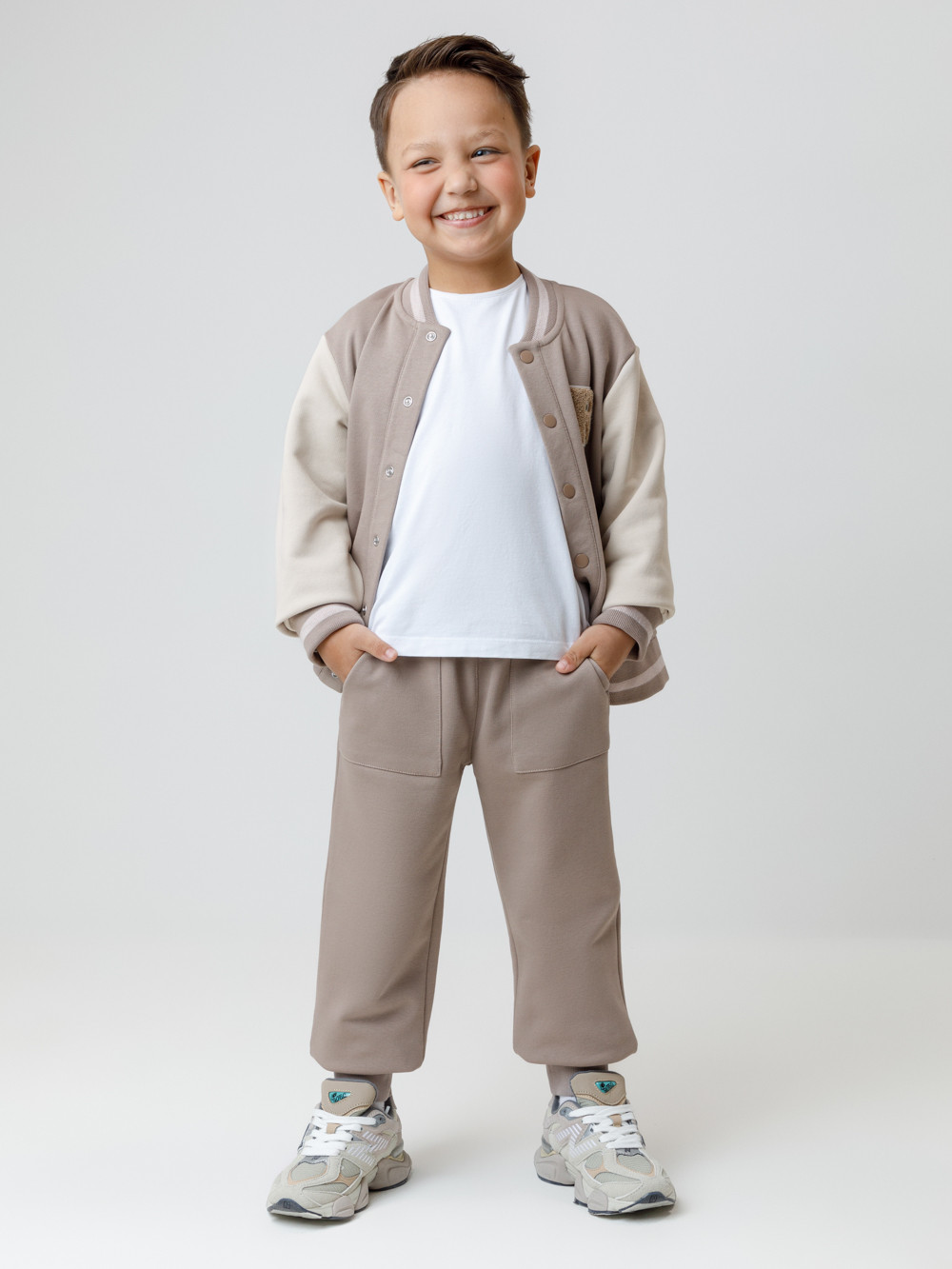 Брюки для мальчика, артикул: КР 400838, цвет: коричневый