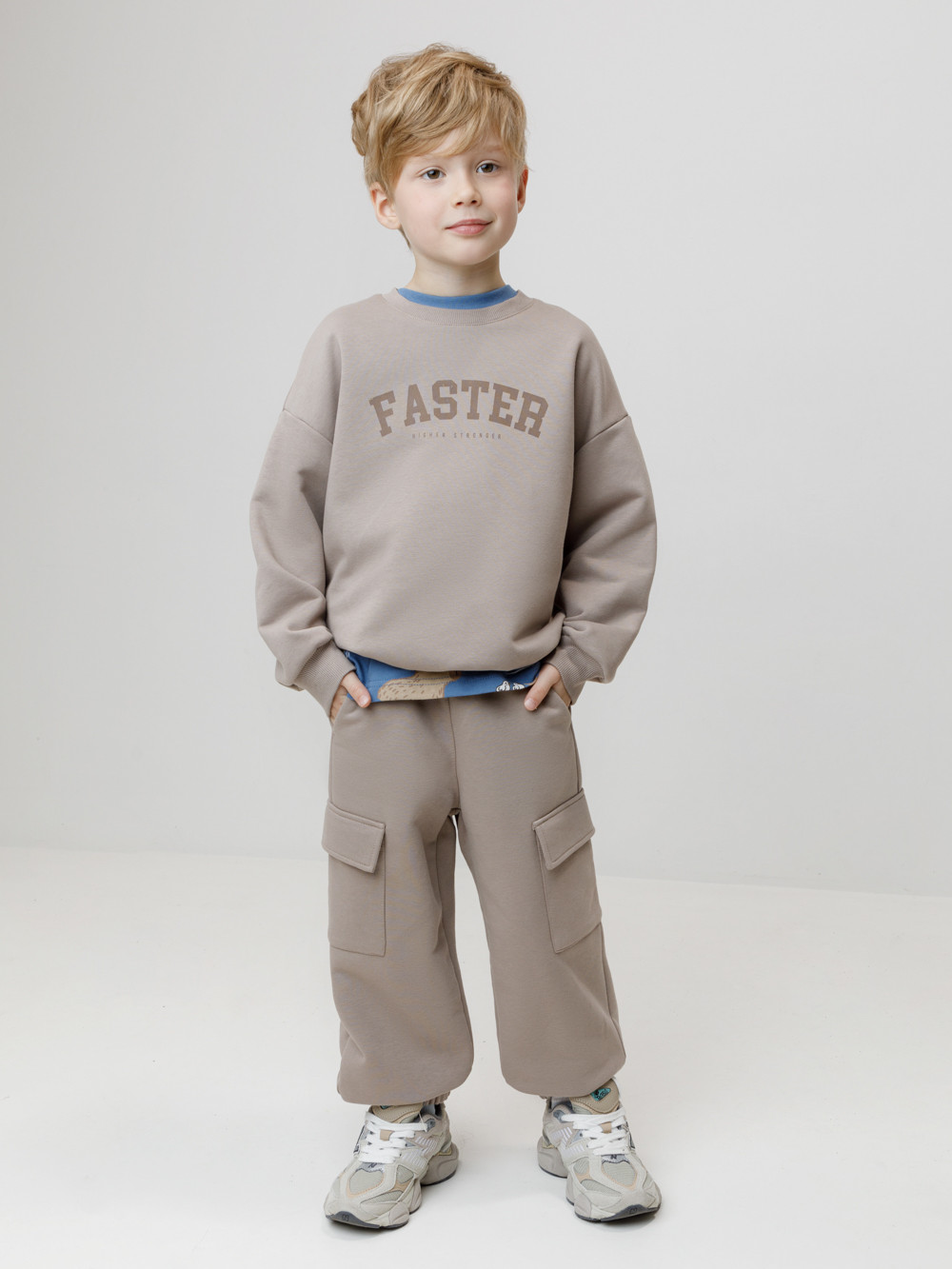 Брюки для мальчика, артикул: КР 400907, цвет: кофейный