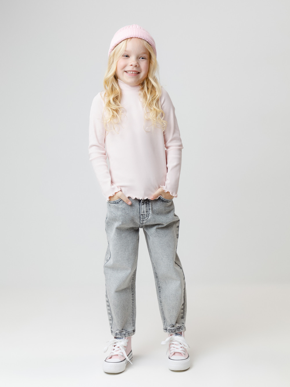 Водолазки для девочки, артикул: КР 302872, цвет: розовый