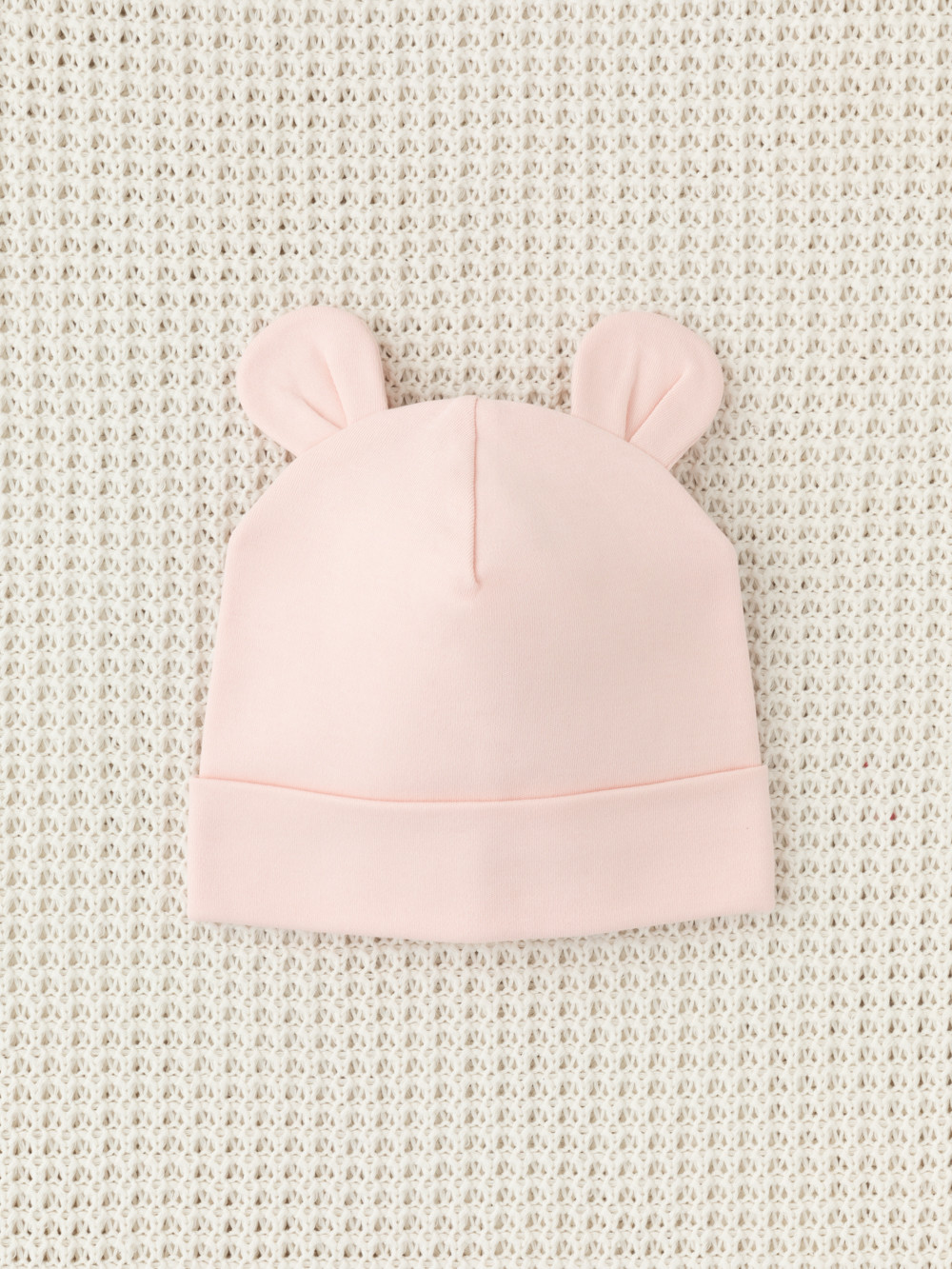 Шапочка ясельная для новорожденных, артикул: К 8093, цвет: розовый