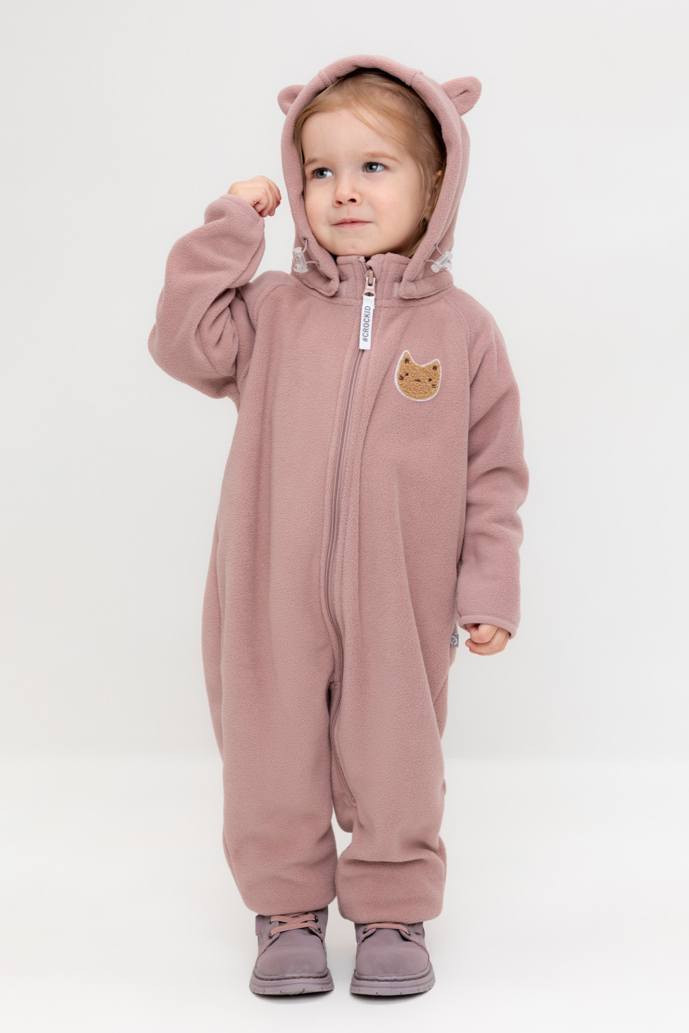 Комбинезон для девочки, артикул: ФЛ 60007, цвет: розовый