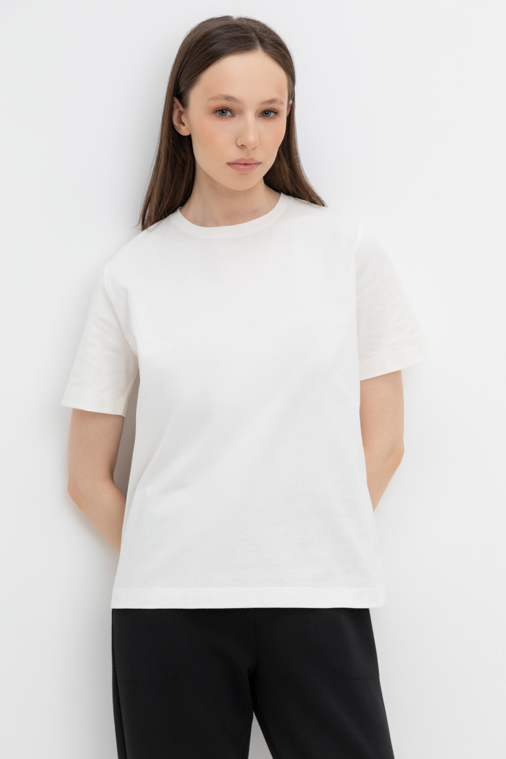 Футболки женские для мам, артикул: ЕВТ 3260, цвет: бежевый