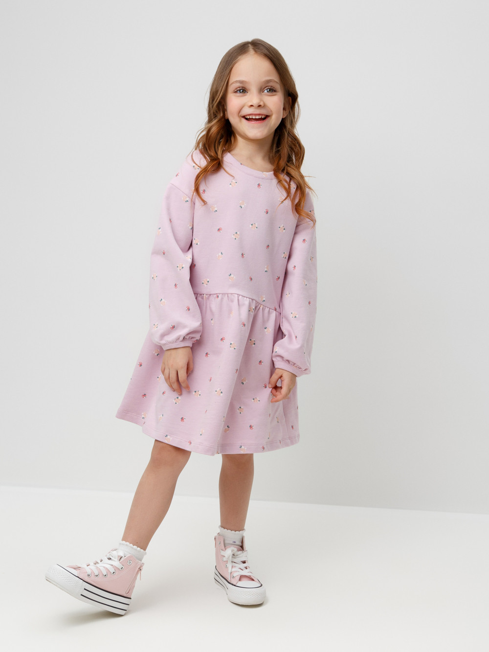 Платье для девочки, артикул: КР 5922, цвет: розовый