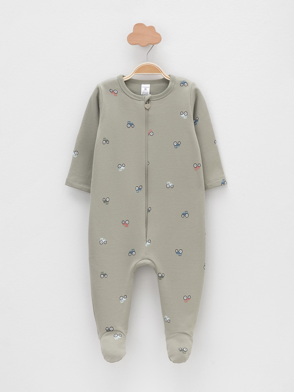 Комбинезон для новорожденных, артикул: К 6192, цвет: хаки