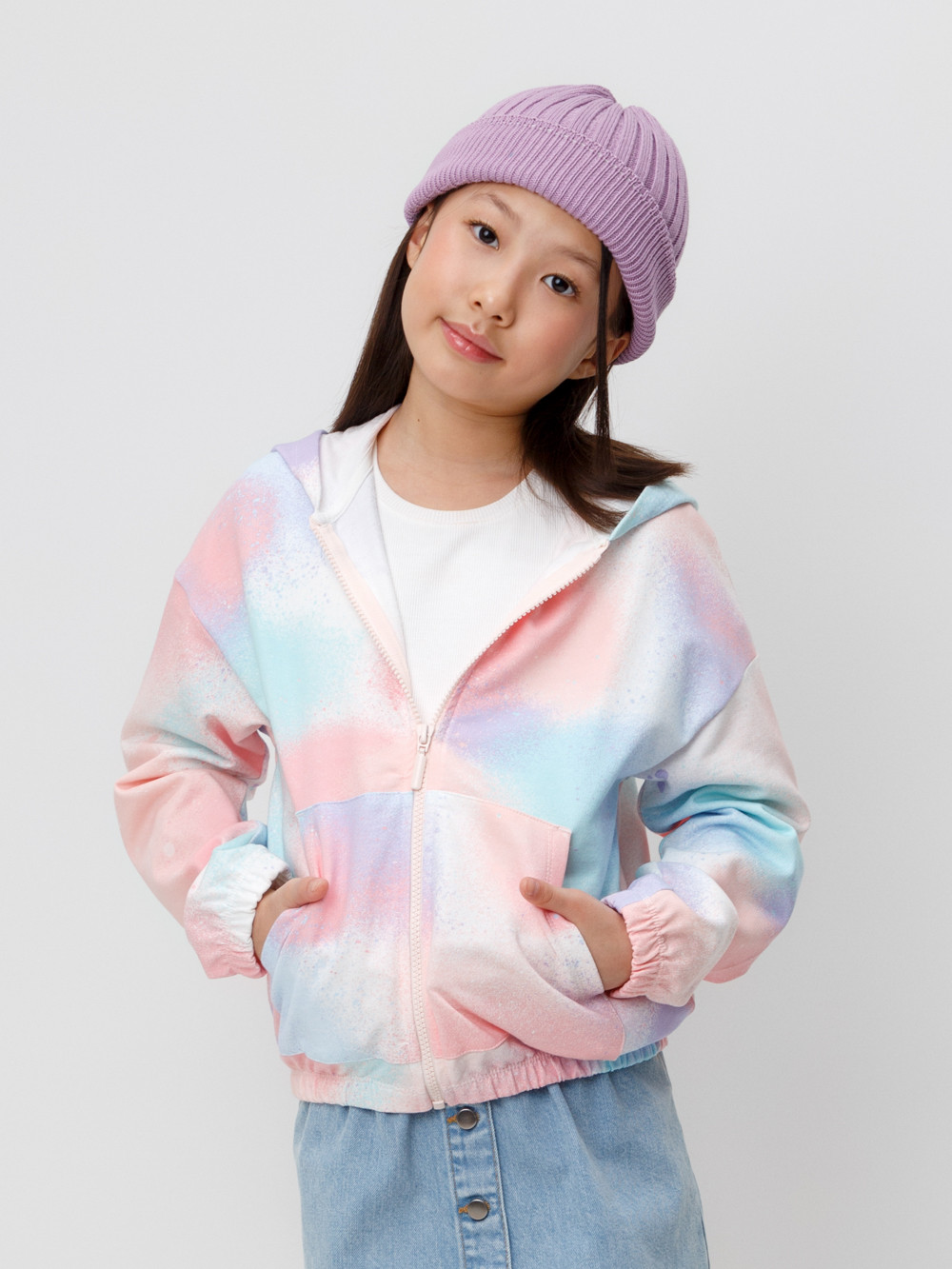 Жакет для девочки, артикул: КР 302672-1, цвет: мульти