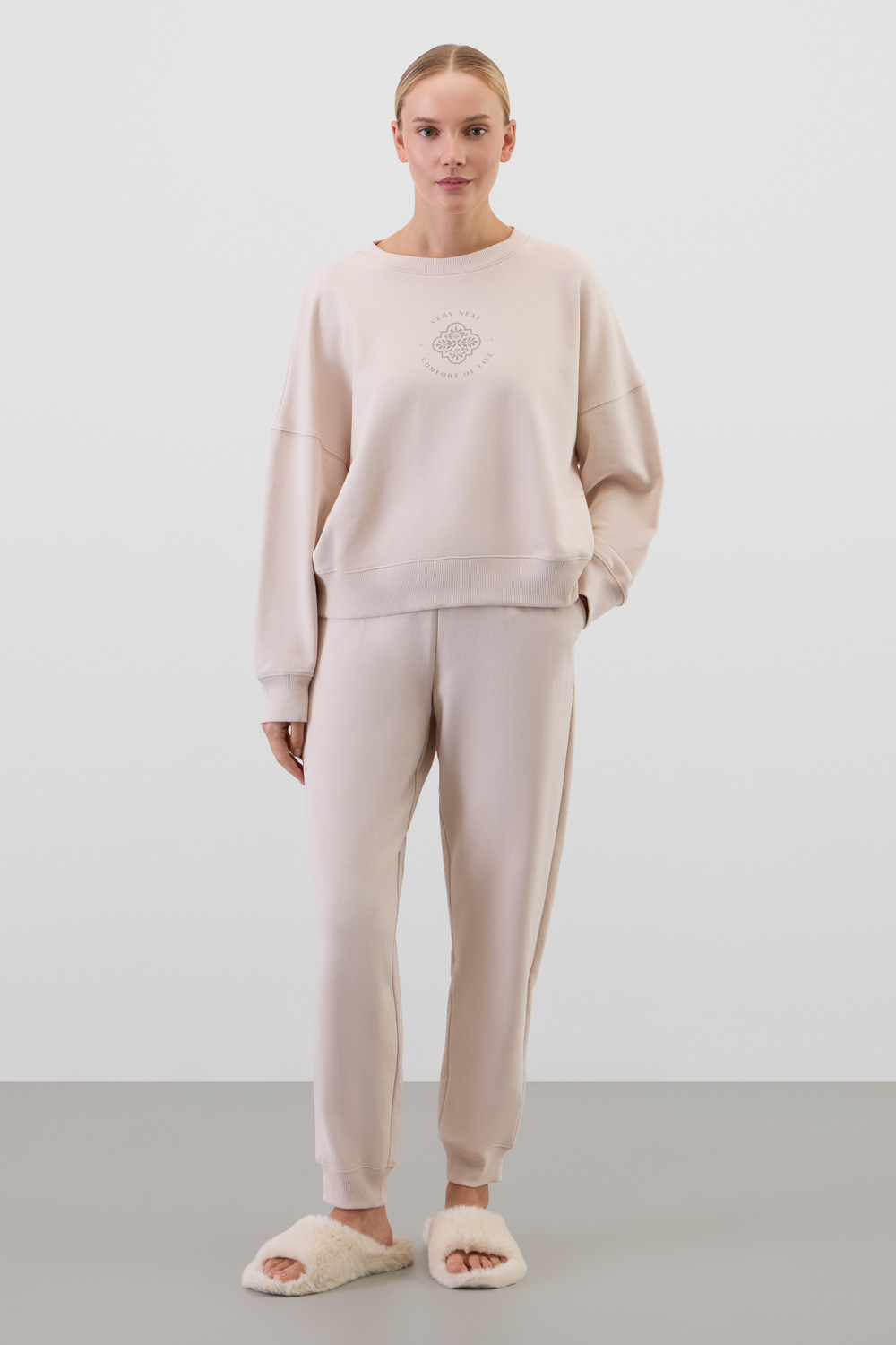 Комплекты для дома для мам, артикул: Е 20198, цвет: бежевый