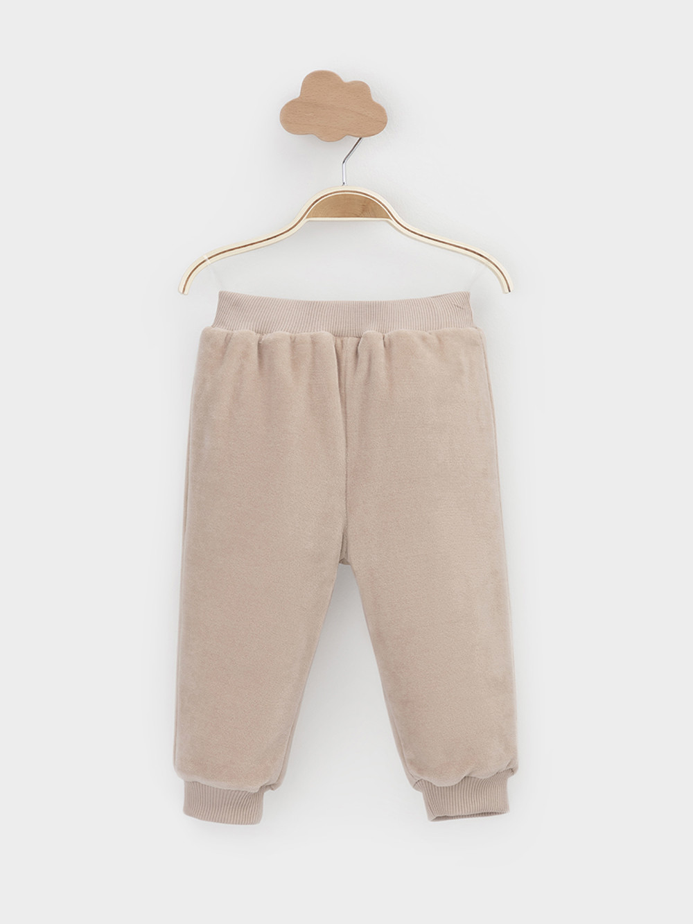 Брюки для новорожденных, артикул: К 400773, цвет: светло-бежевый