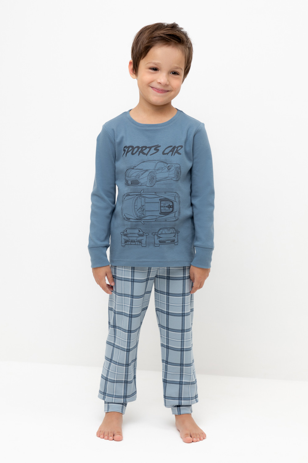 Пижама для мальчика, артикул: К 1541, цвет: синий