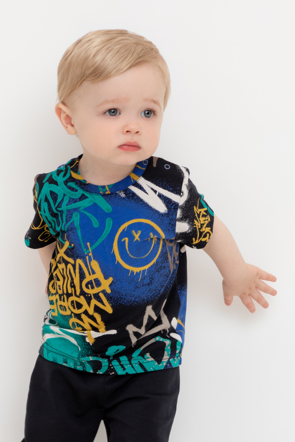 Футболка для мальчика, артикул: КР 302537, цвет: черный3