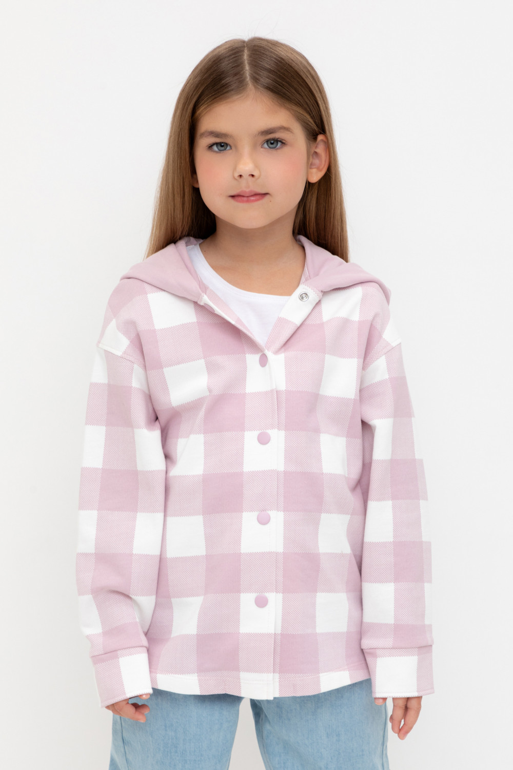 Рубашка для девочки, артикул: КР 302698, цвет: розовый