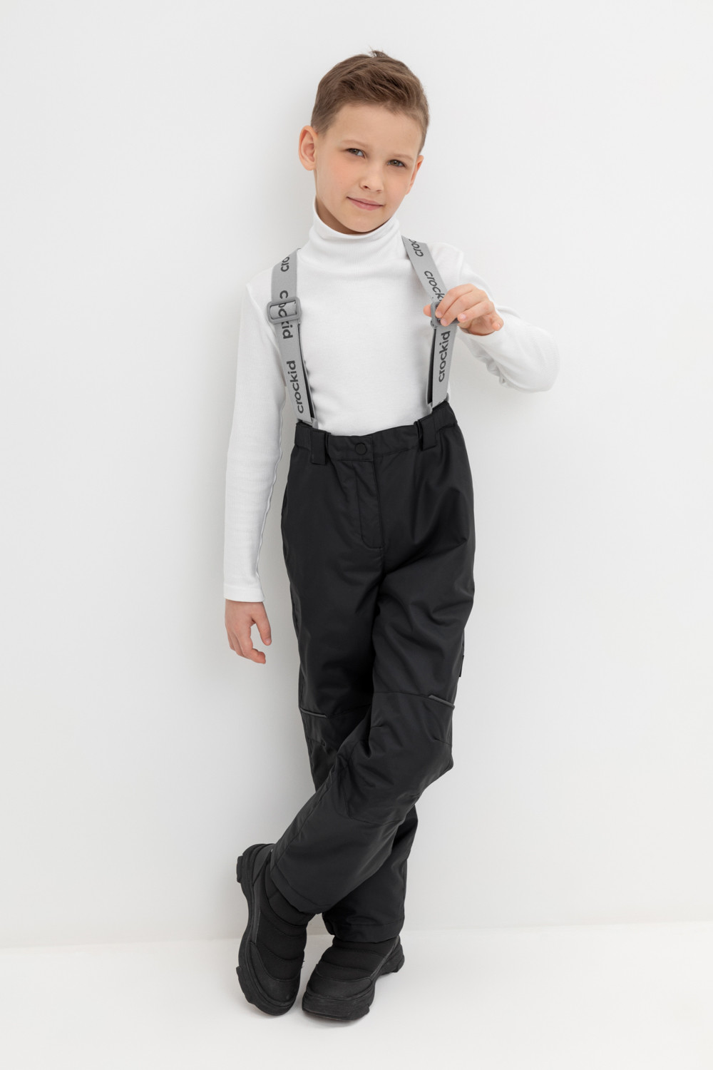 Брюки утепленные, артикул: ВК 46017/24/1 ГР, цвет: черный