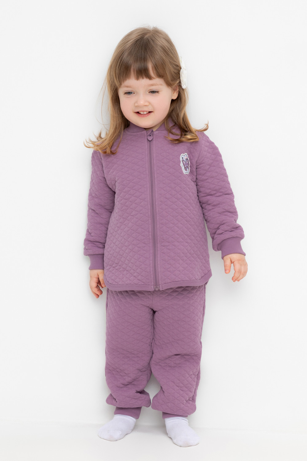 Брюки для девочки, артикул: КР 400758, цвет: бордовый