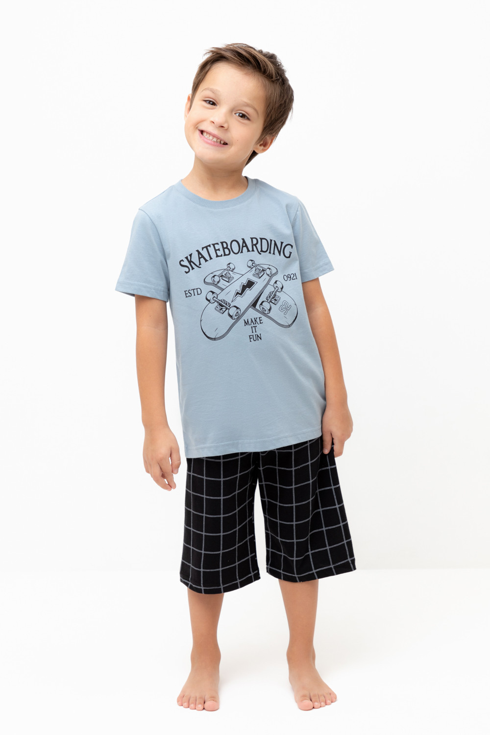 Пижама для мальчика, артикул: К 1528, цвет: синий