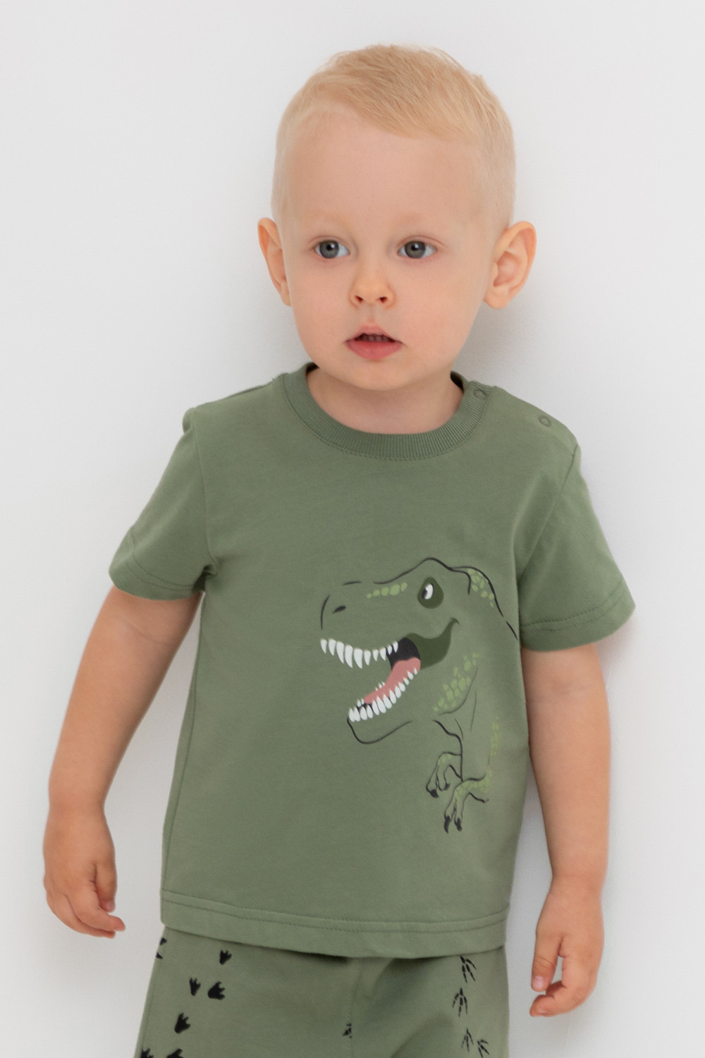 Футболка для мальчика, артикул: КР 302700, цвет: хаки