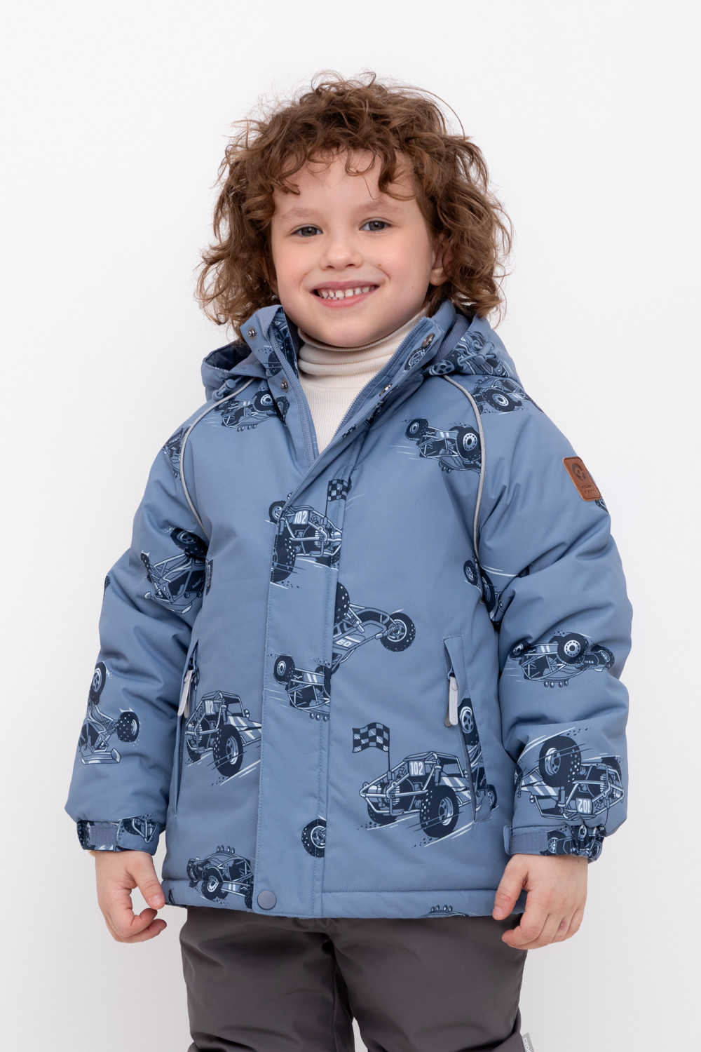 Куртки для мальчика, артикул: ВК 36084/н/4 ГР, цвет: голубой