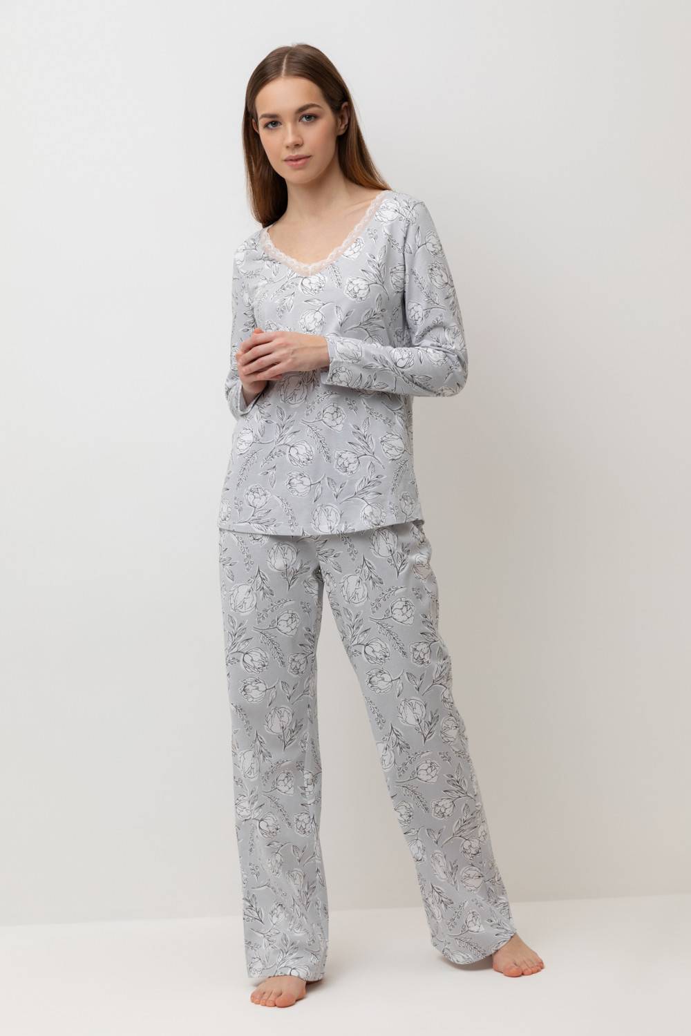 Комплекты для дома для мам, артикул: Е 20041/24, цвет: светло-серый5