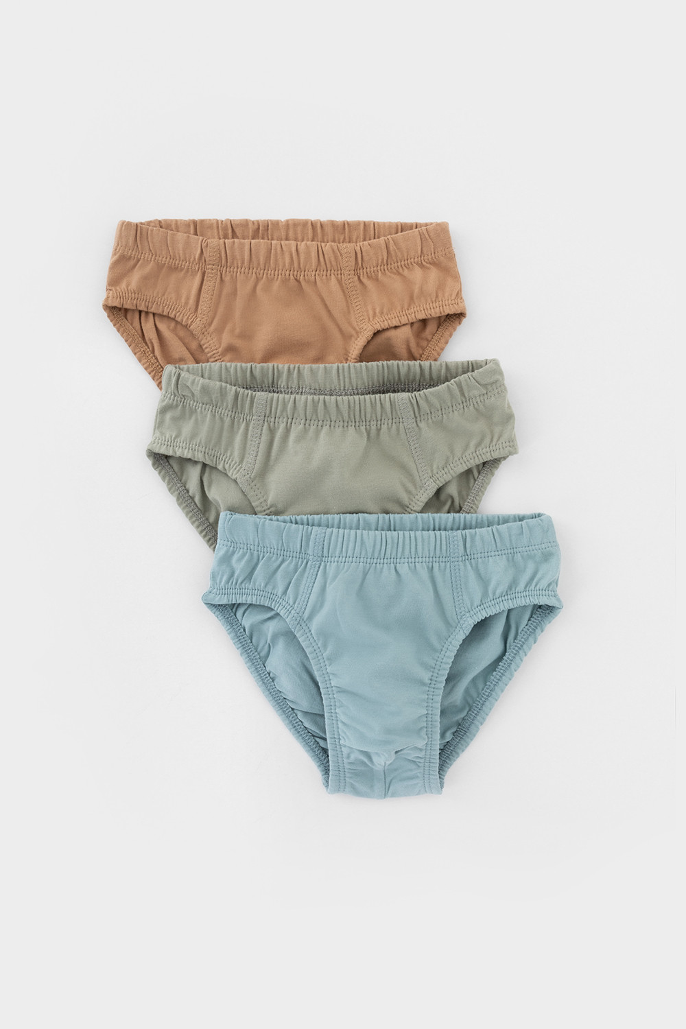 Трусы для мальчика, артикул: К 1966-3уп, цвет: хаки