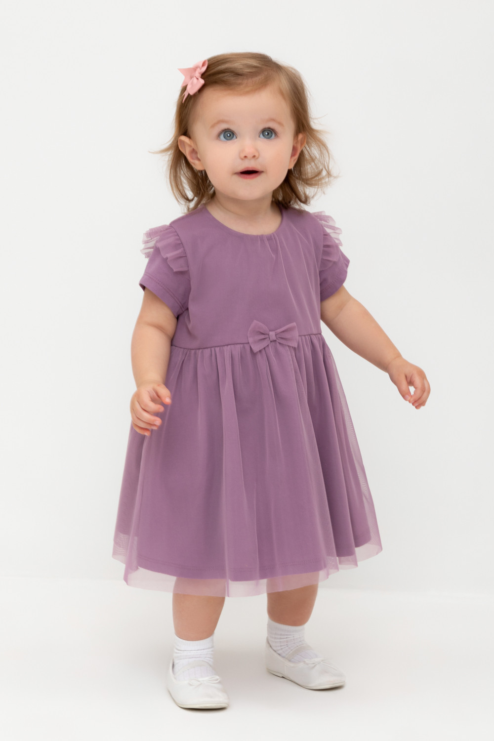 Платье для девочки, артикул: КР 5914, цвет: бордовый