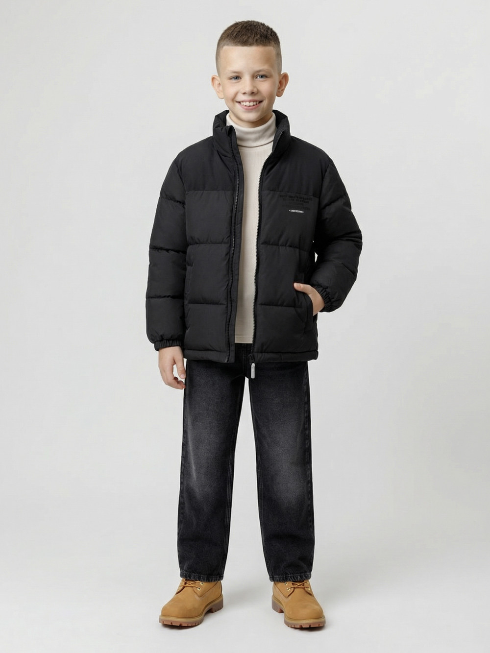 Куртки для мальчика, артикул: ВК 30167/2 ГР, цвет: темно-серый