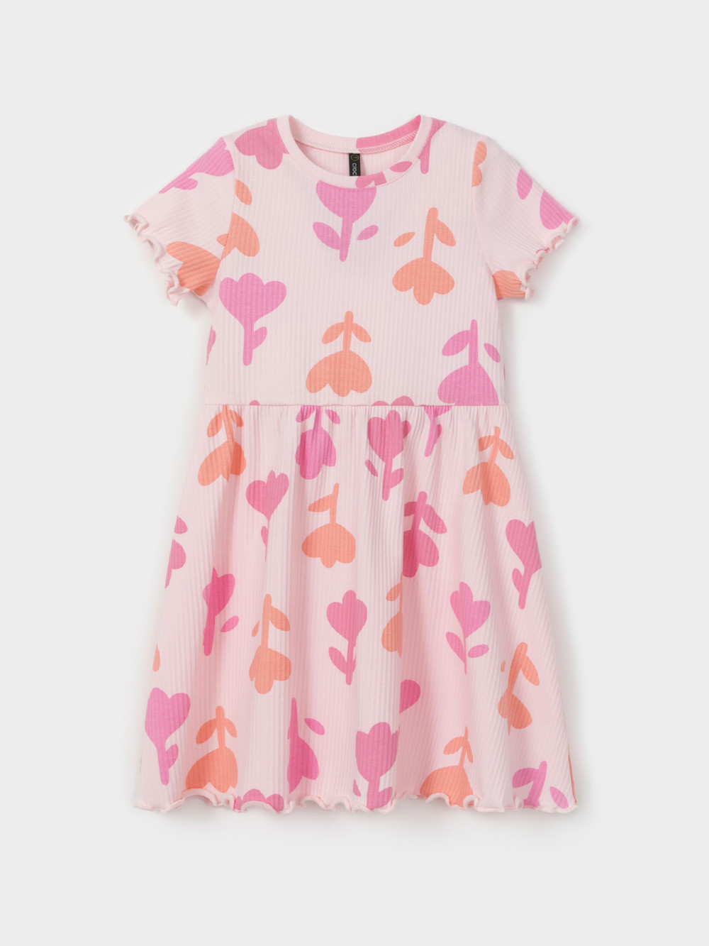 Платье для девочки, артикул: КР 5954-1, цвет: светло-розовый