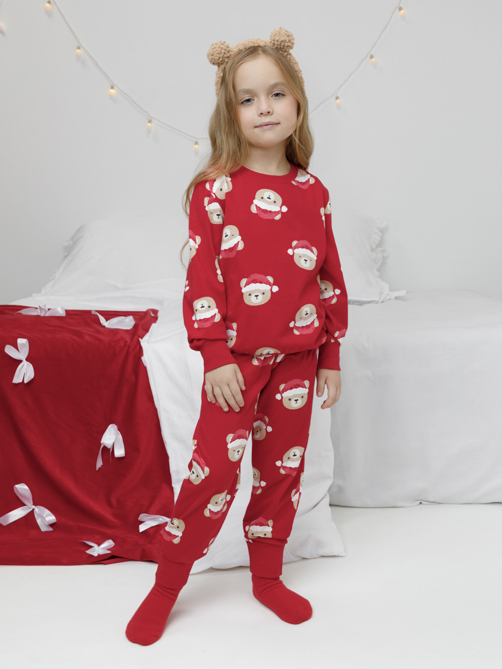 Пижамы, артикул: К 1663, цвет: красный