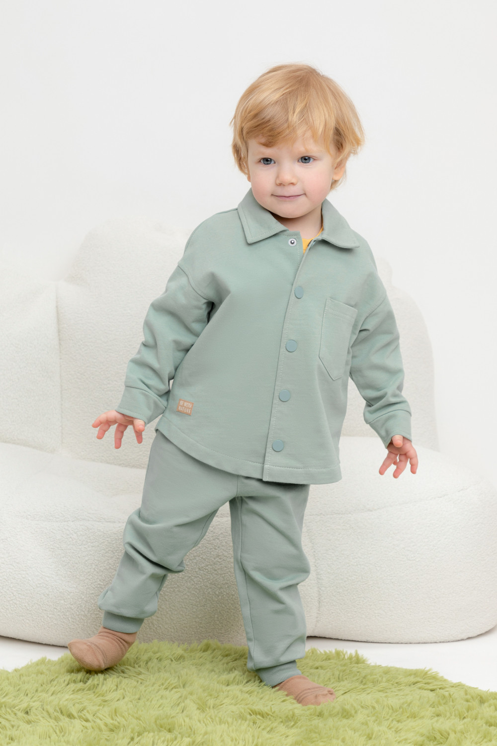 Брюки для мальчика, артикул: КР 400667, цвет: минт