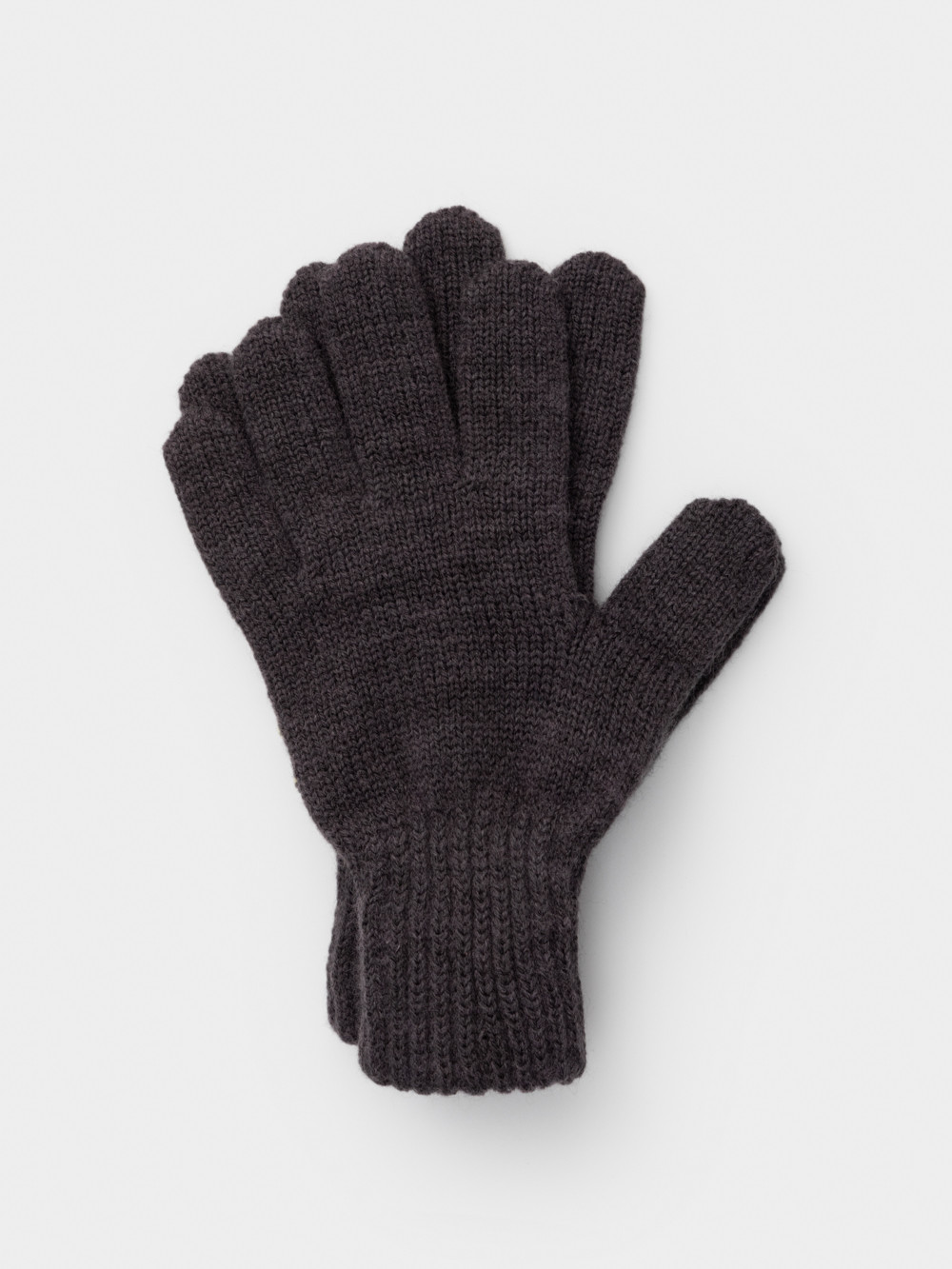Перчатки для мальчика, артикул: КВ 10022/ш, цвет: темно-серый