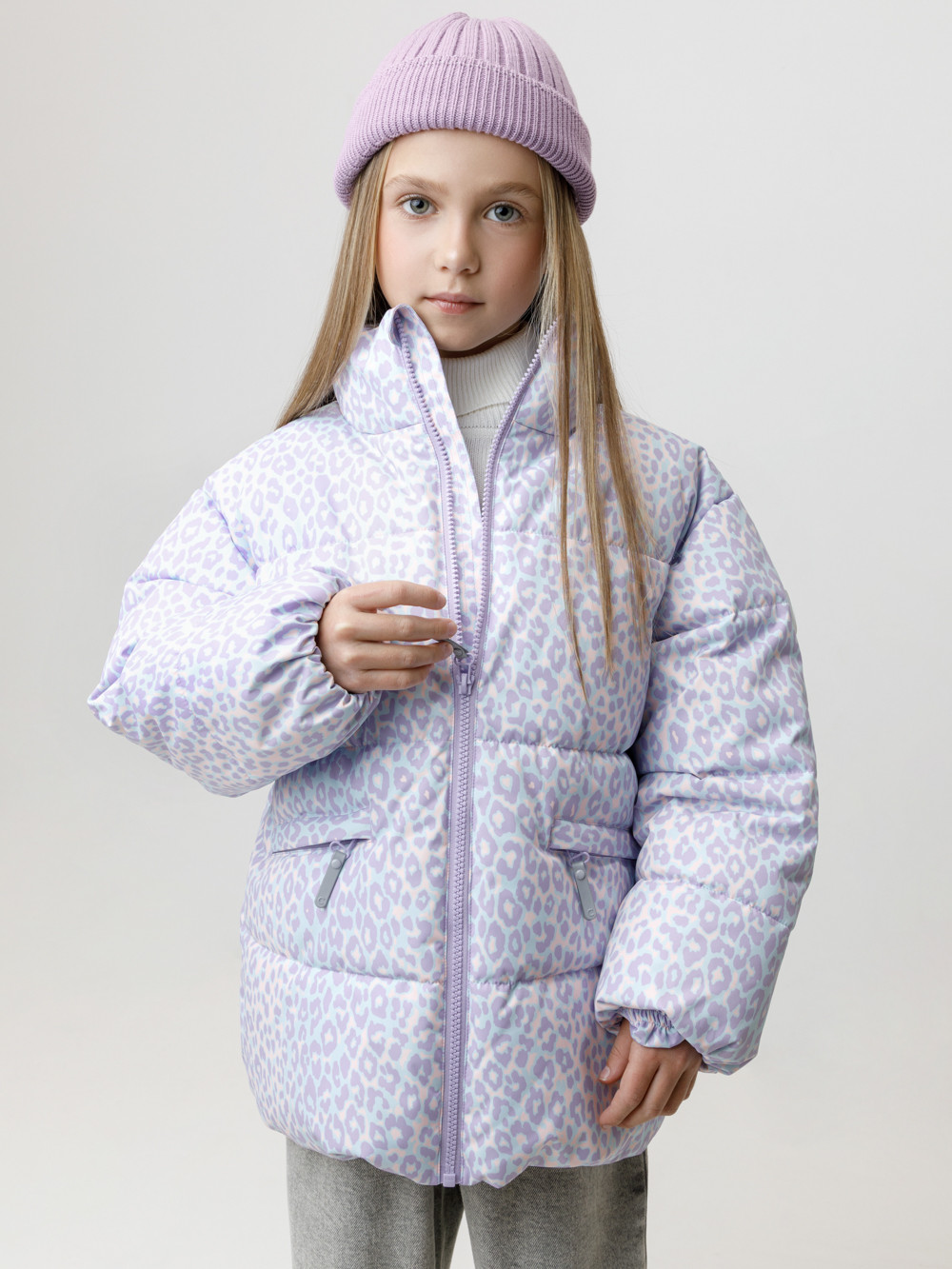 Куртка для девочки, артикул: ВК 32194/н/2 ГР, цвет: минт