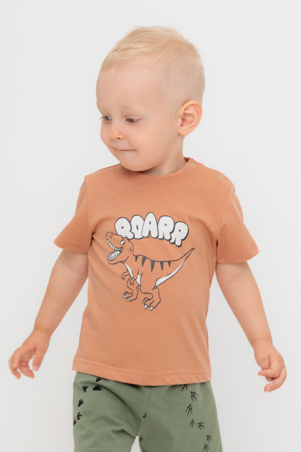 Футболка для мальчика, артикул: КР 302700, цвет: коричневый