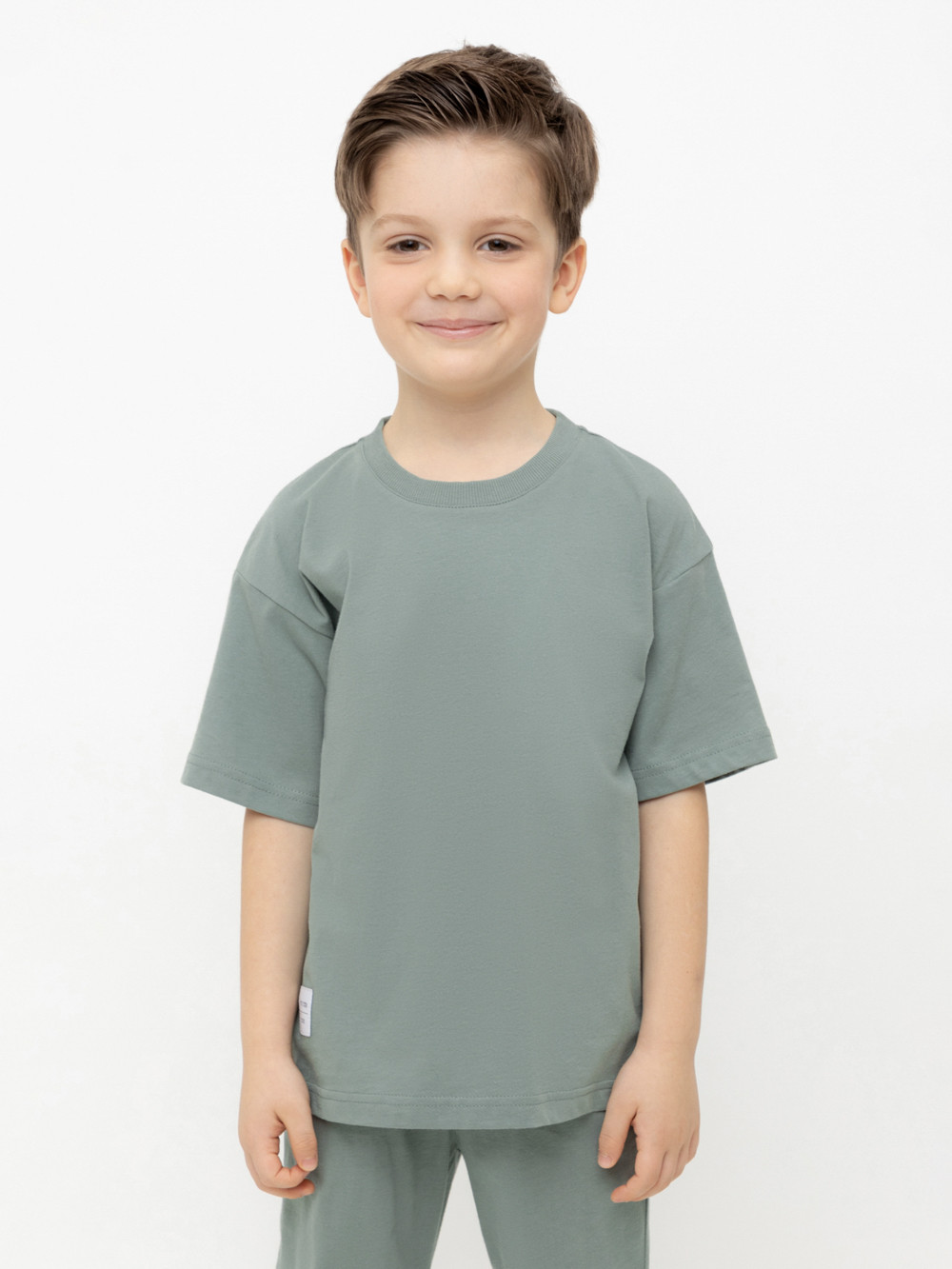 Футболка для мальчика, артикул: КР 302401, цвет: зеленый