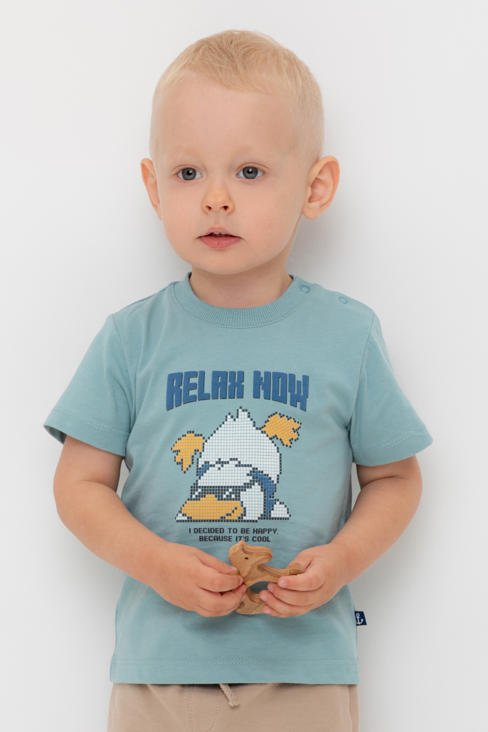 Футболка для мальчика, артикул: КР 302756, цвет: голубой