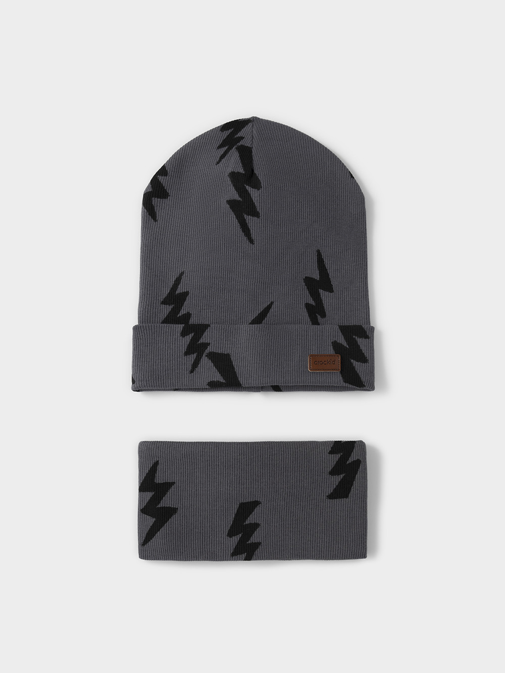 Шапка для мальчика, артикул: К 8171, цвет: темно-серый