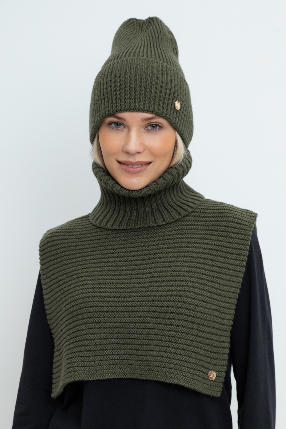 Манишки женские для мам, артикул: ЕВ 28001/24ш, цвет: зеленый