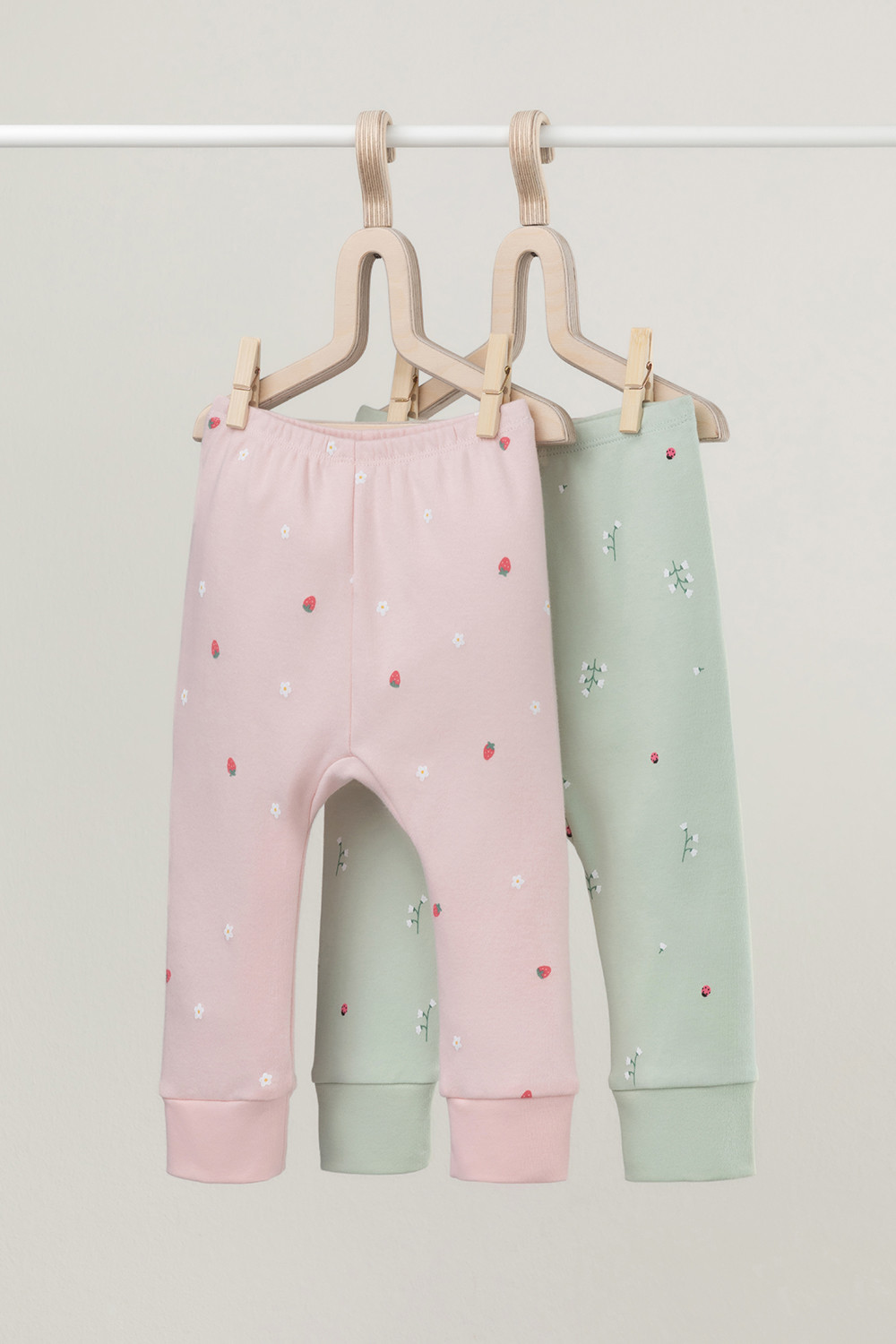 Брюки для новорожденных, артикул: К 4718-2уп, цвет: зеленый