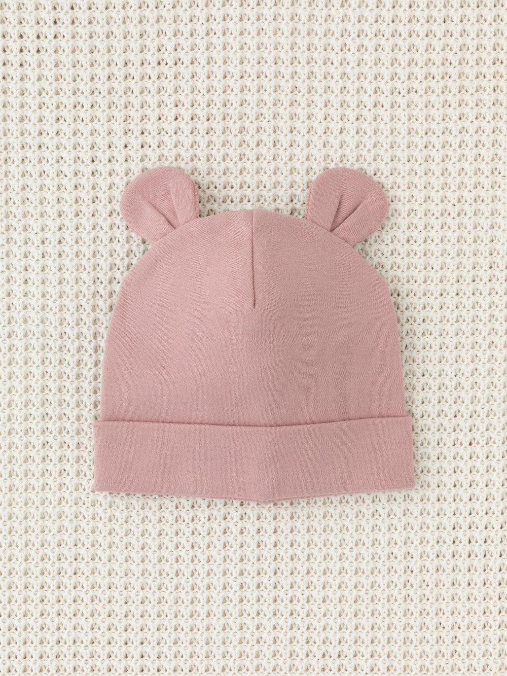 Шапочка ясельная для новорожденных, артикул: К 8093, цвет: розовый