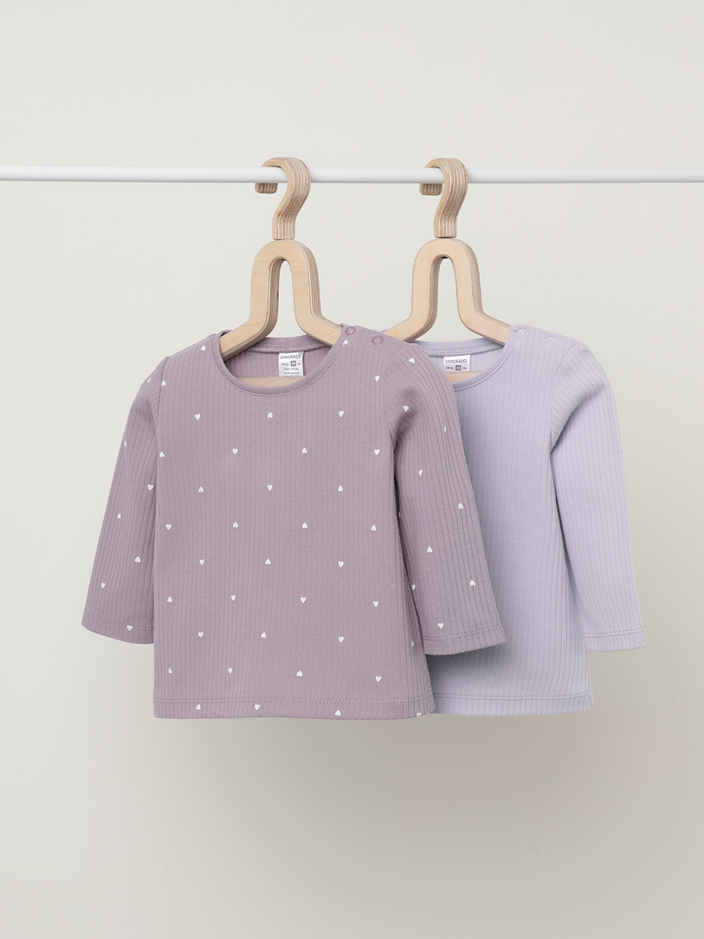 Джемпер для новорожденных, артикул: К 302520-2уп, цвет: фиолетовый