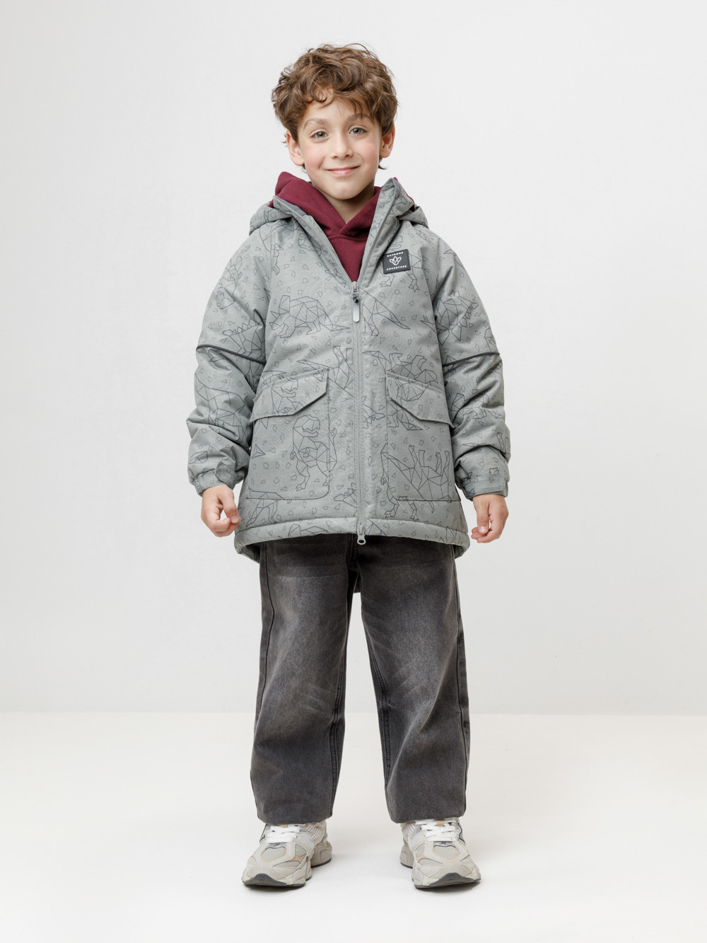 Куртки для мальчика, артикул: ВК 36093/н/2 ГР, цвет: зеленый