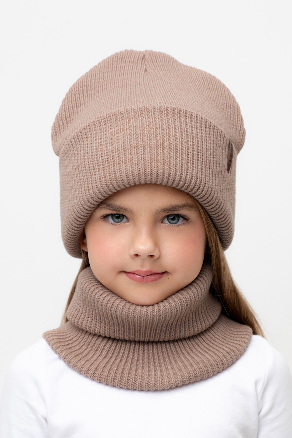 Комплекты вязаные, артикул: КВ 22016/ш, цвет: бежевый