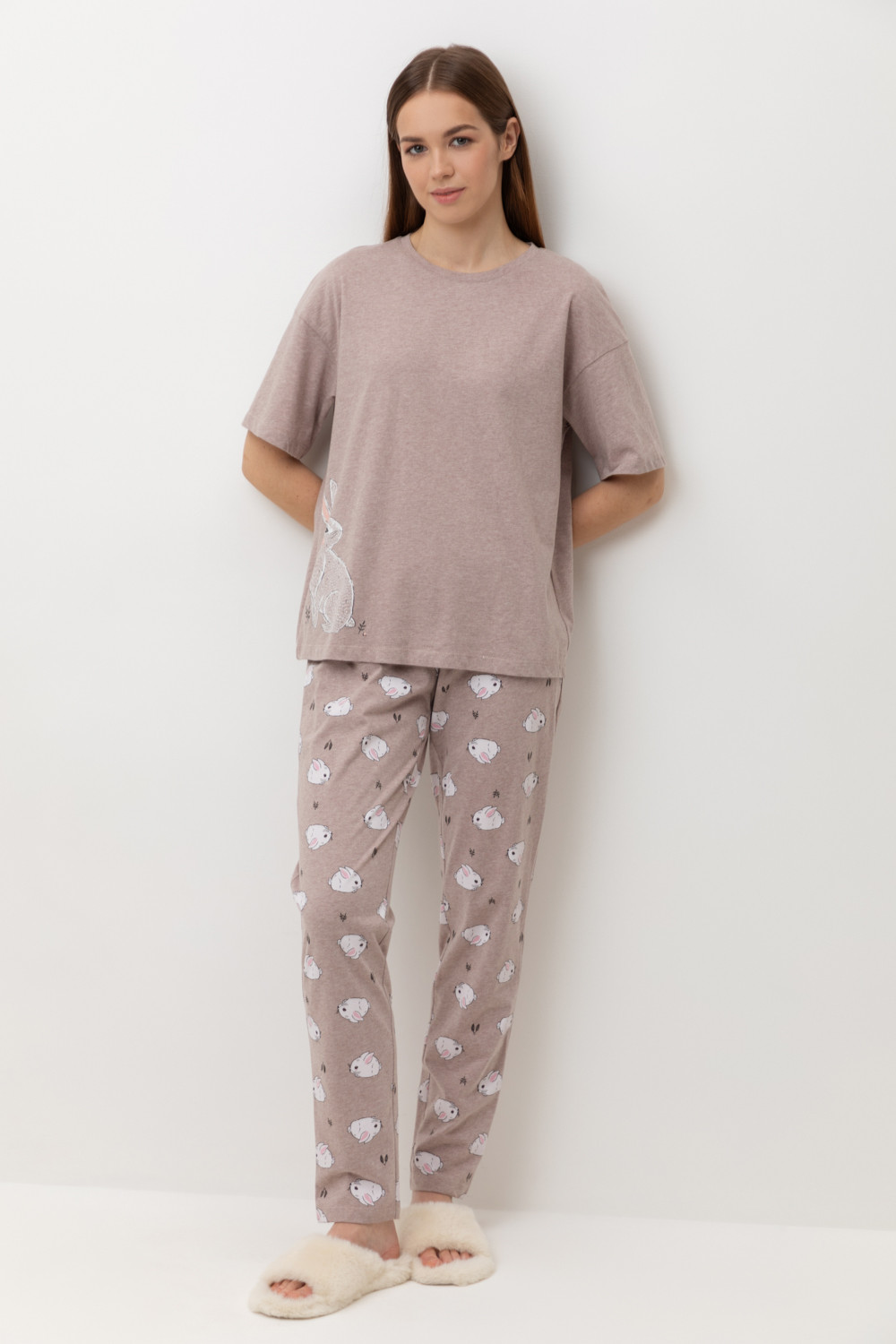 Комплекты для дома для мам, артикул: Е 20142, цвет: бежевый