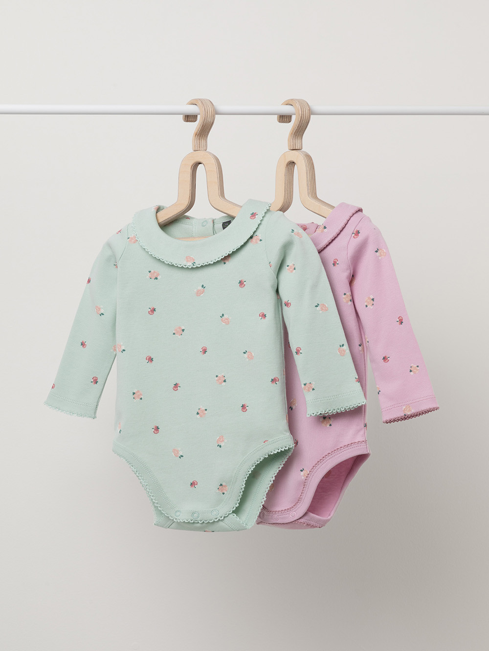 Боди для новорожденных, артикул: К 6539-2уп, цвет: зеленый