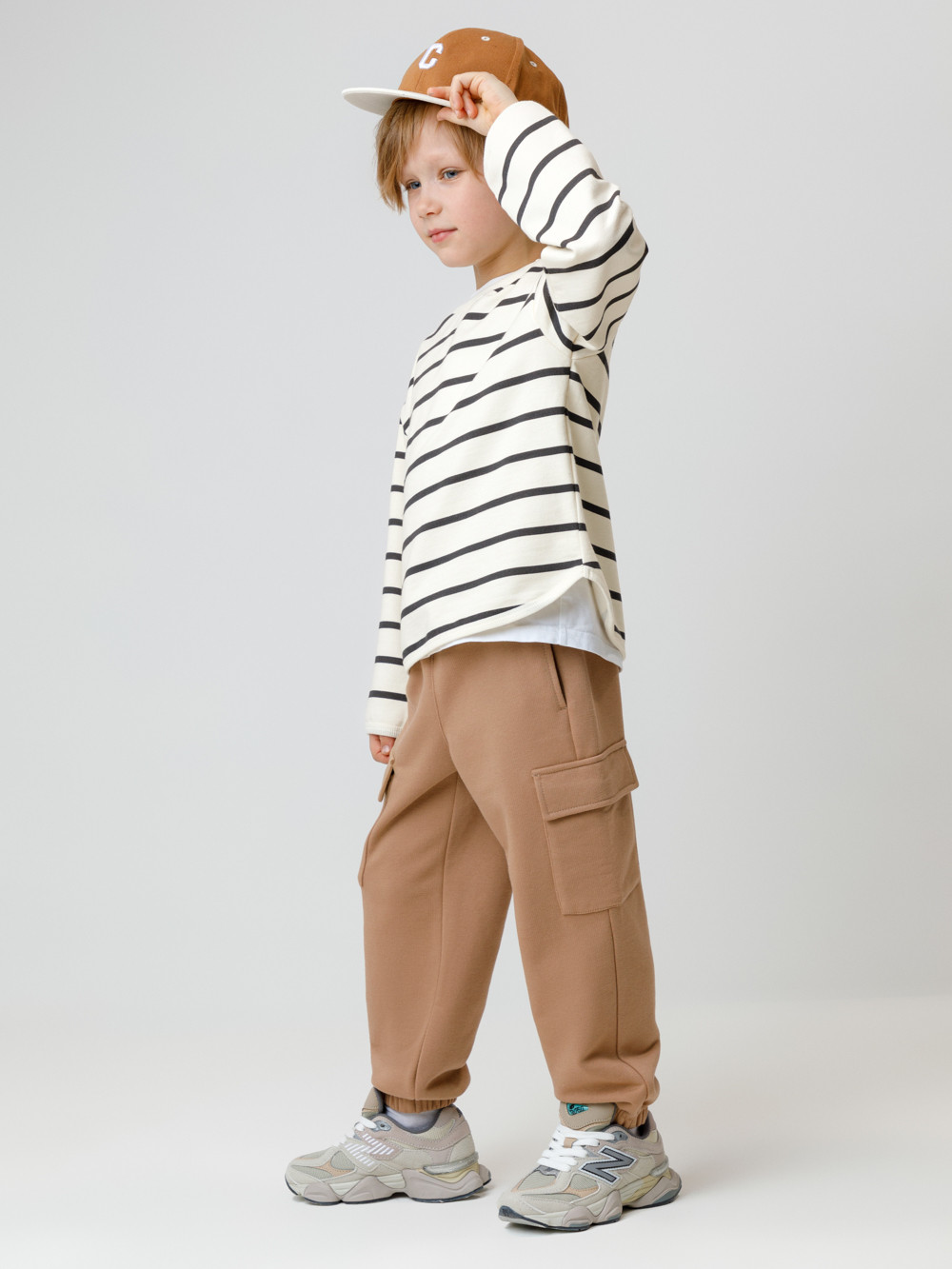 Брюки для мальчика, артикул: КР 400854, цвет: коричневый