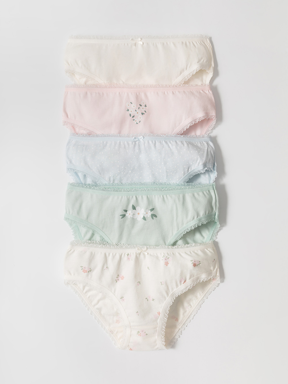 Трусы для девочки, артикул: МП 1931-5уп, цвет: сахар