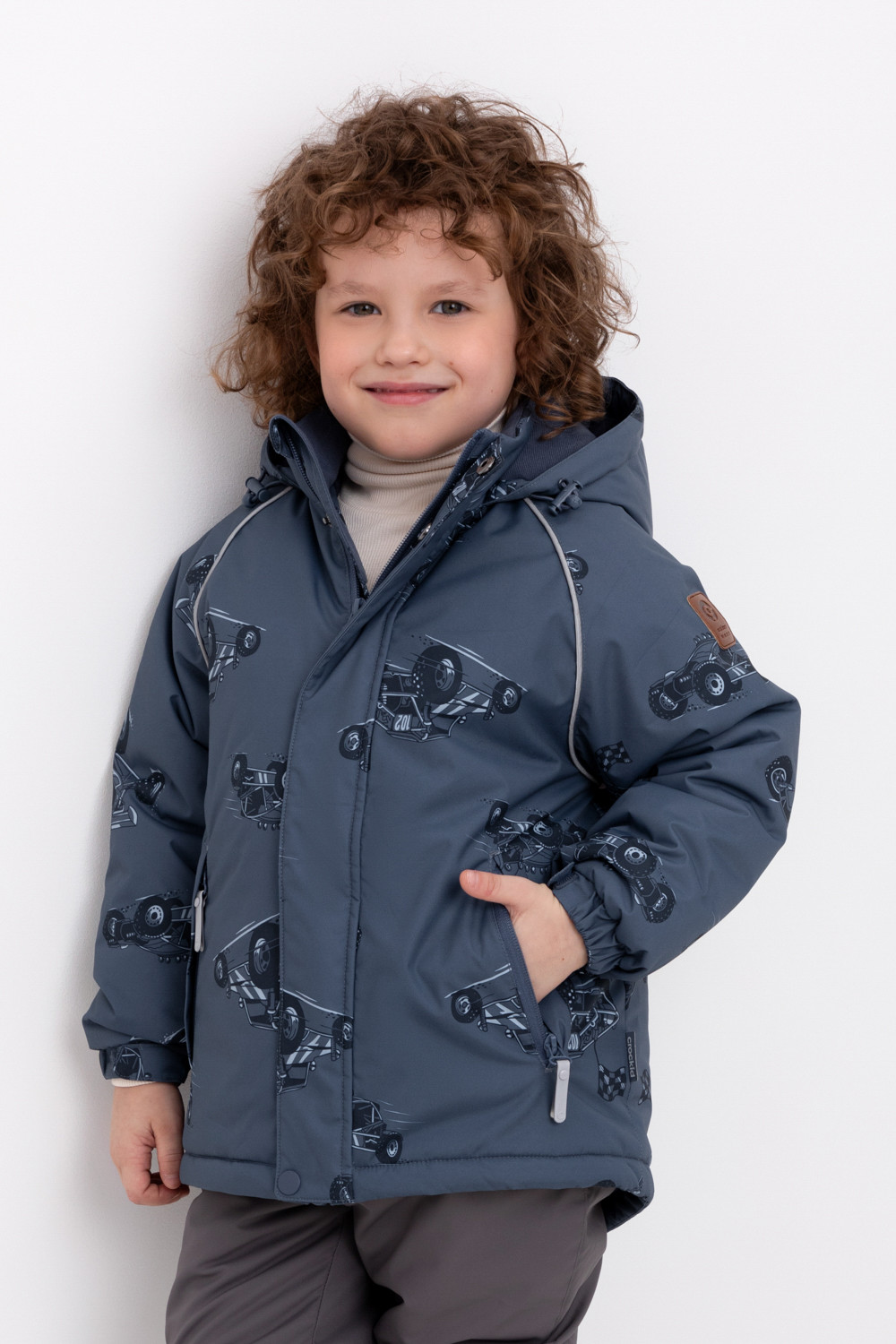Куртки для мальчика, артикул: ВК 36084/н/5 ГР, цвет: синий