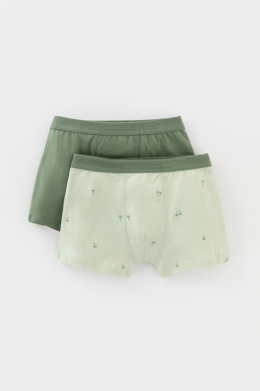 Трусы для мальчика, артикул: К 1980-2уп, цвет: зеленый